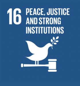UN Sustainability Goal 16 Peace, Justice and Strong Institutions